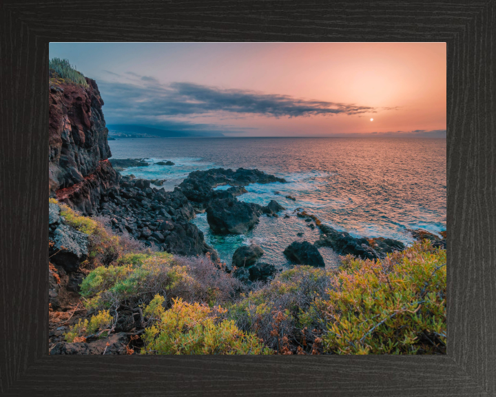 Tenerife spain at sunset Photo Print - Canvas - Framed Photo Print - Hampshire Prints