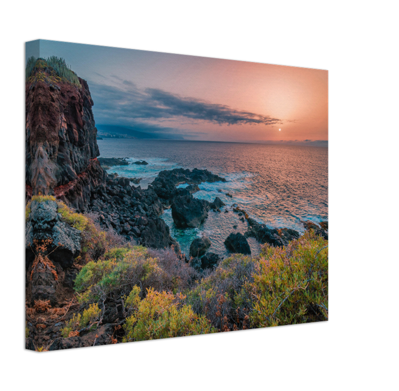 Tenerife spain at sunset Photo Print - Canvas - Framed Photo Print - Hampshire Prints