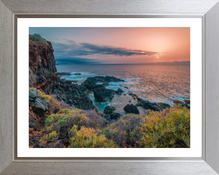 Tenerife spain at sunset Photo Print - Canvas - Framed Photo Print - Hampshire Prints