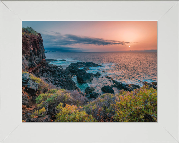 Tenerife spain at sunset Photo Print - Canvas - Framed Photo Print - Hampshire Prints