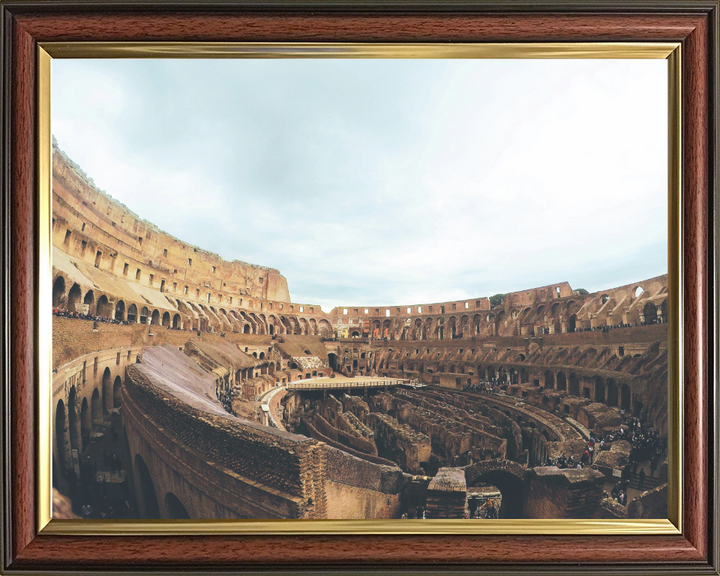 Inside the Colosseum Rome Italy  Photo Print - Canvas - Framed Photo Print - Hampshire Prints