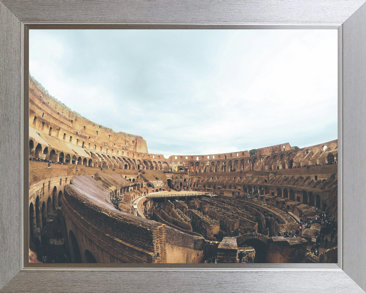 Inside the Colosseum Rome Italy  Photo Print - Canvas - Framed Photo Print - Hampshire Prints