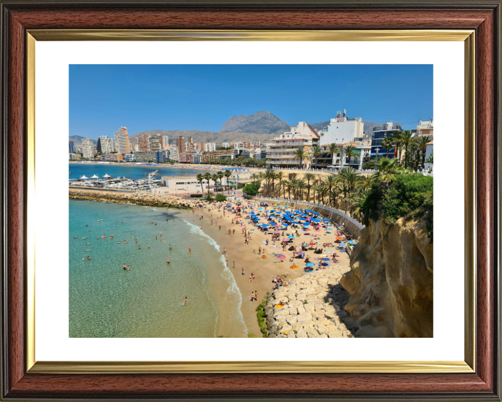 Benidorm Beach Spain Photo Print - Canvas - Framed Photo Print