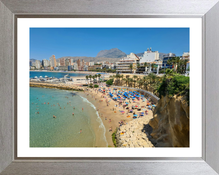 Benidorm Beach Spain Photo Print - Canvas - Framed Photo Print