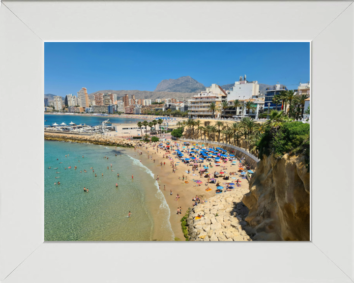 Benidorm Beach Spain Photo Print - Canvas - Framed Photo Print