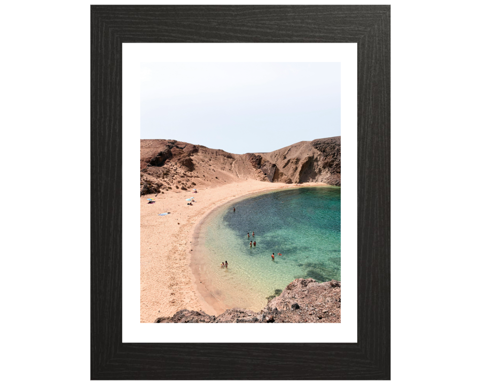 Costa de Papagayo Lanzarote Spain Photo Print - Canvas - Framed Photo Print - Hampshire Prints