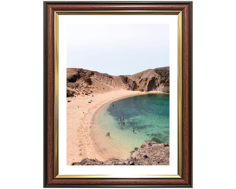 Costa de Papagayo Lanzarote Spain Photo Print - Canvas - Framed Photo Print - Hampshire Prints