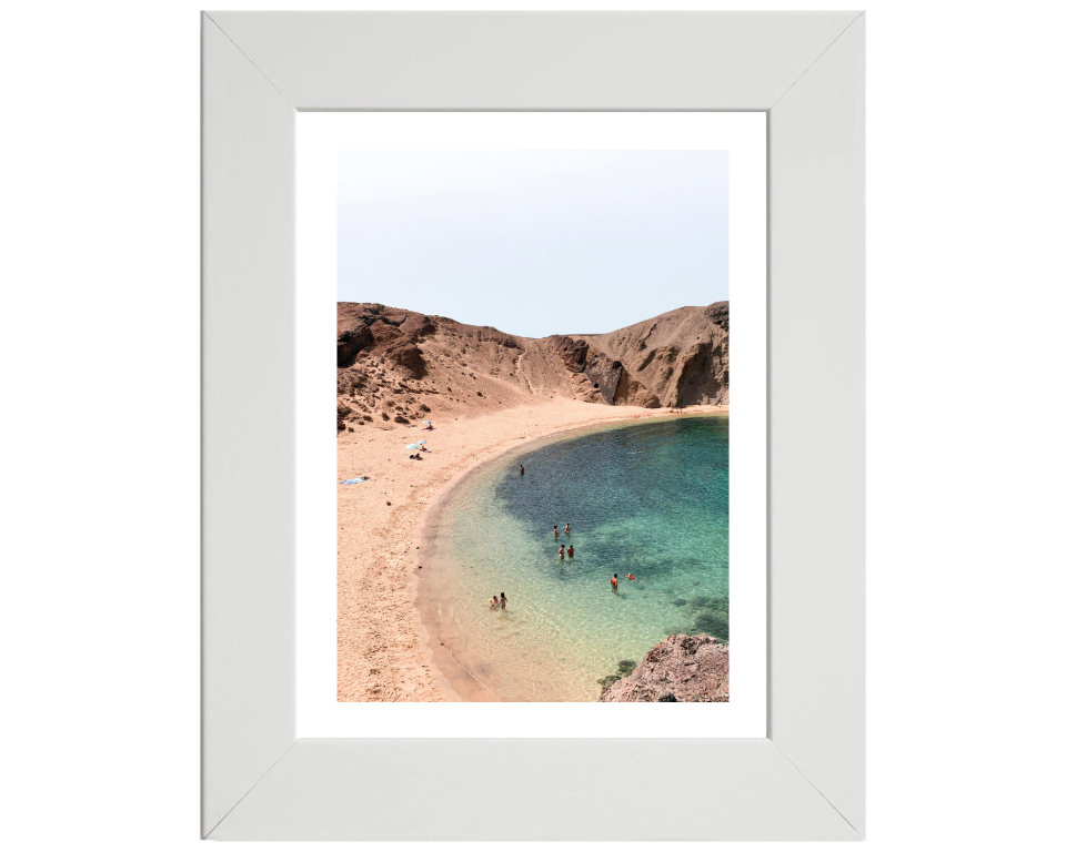 Costa de Papagayo Lanzarote Spain Photo Print - Canvas - Framed Photo Print - Hampshire Prints