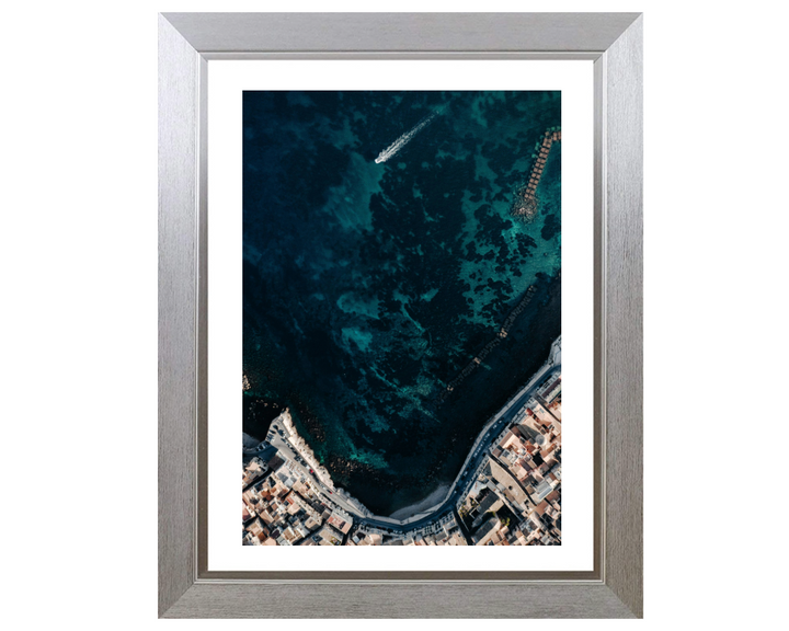 Isola di Ortigia Italy from above Photo Print - Canvas - Framed Photo Print