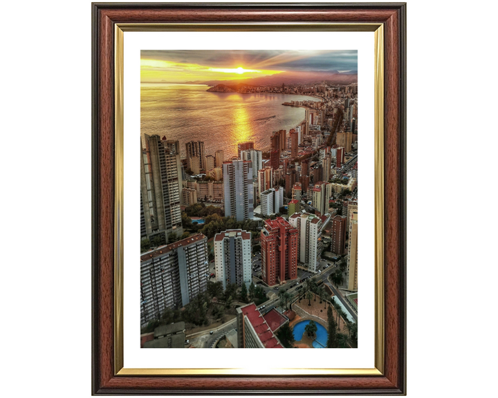 Torre Lúgano Calle de Viena Benidorm Spain  Photo Print - Canvas - Framed Photo Print - Hampshire Prints