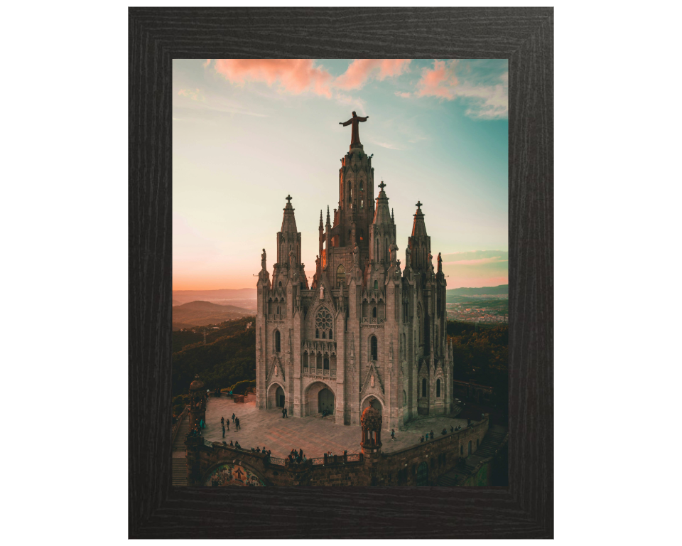 Tibidabo Barcelona Spain Photo Print - Canvas - Framed Photo Print - Hampshire Prints