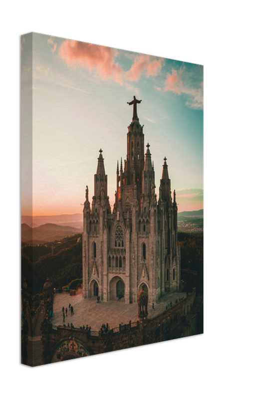 Tibidabo Barcelona Spain Photo Print - Canvas - Framed Photo Print - Hampshire Prints