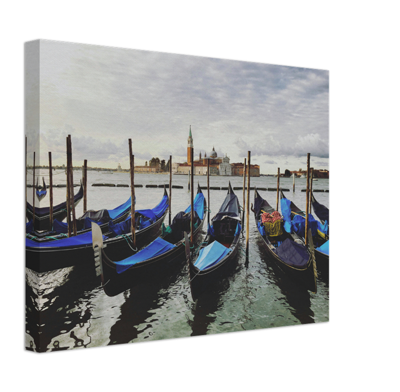 Gondolas Venice Italy Photo Print - Canvas - Framed Photo Print - Hampshire Prints