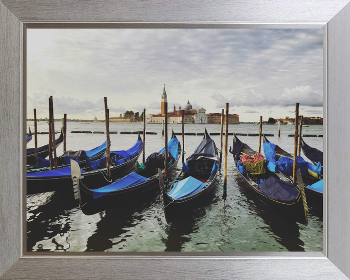 Gondolas Venice Italy Photo Print - Canvas - Framed Photo Print - Hampshire Prints