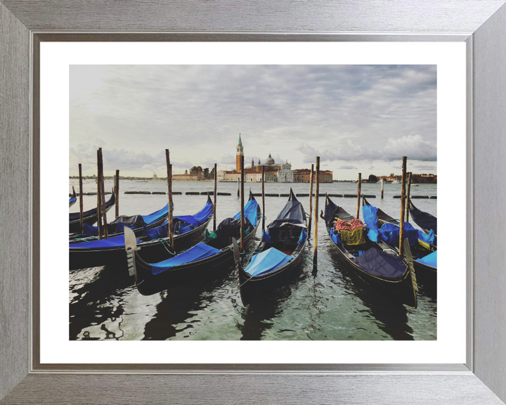 Gondolas Venice Italy Photo Print - Canvas - Framed Photo Print - Hampshire Prints