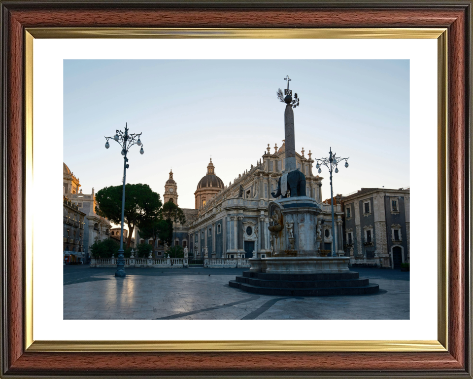 Catania Cathedral Sicily Photo Print - Canvas - Framed Photo Print - Hampshire Prints