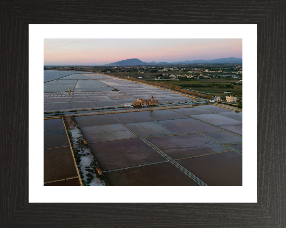 Trapani Italy from above Photo Print - Canvas - Framed Photo Print - Hampshire Prints