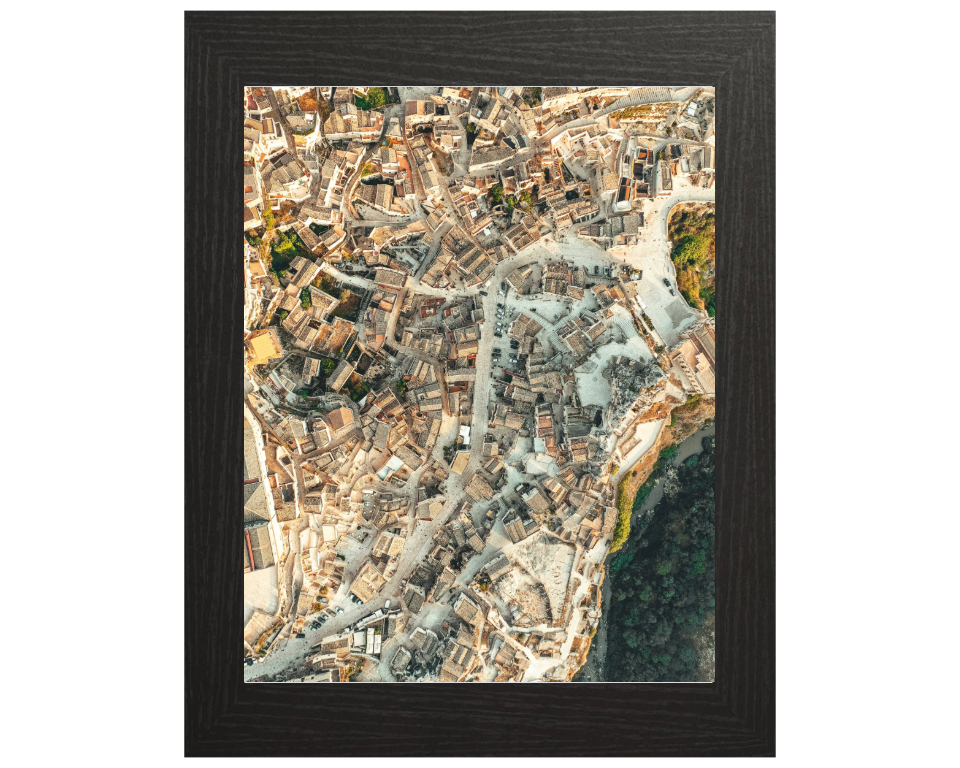 Matera old town Italy from above Photo Print - Canvas - Framed Photo Print - Hampshire Prints