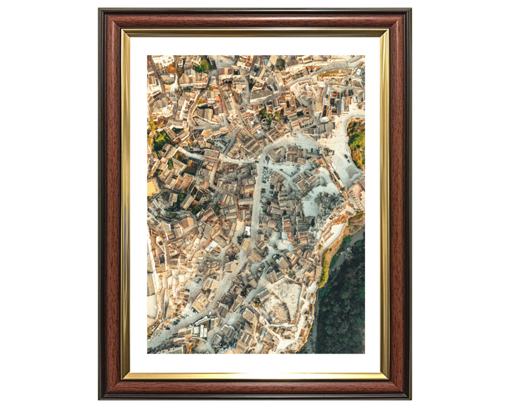 Matera old town Italy from above Photo Print - Canvas - Framed Photo Print - Hampshire Prints