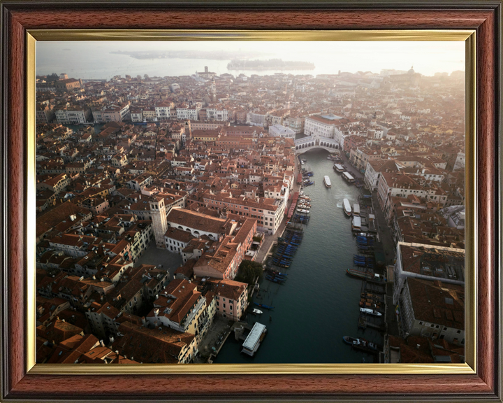 Aerial of Venice Italy at sunrise Photo Print - Canvas - Framed Photo Print - Hampshire Prints