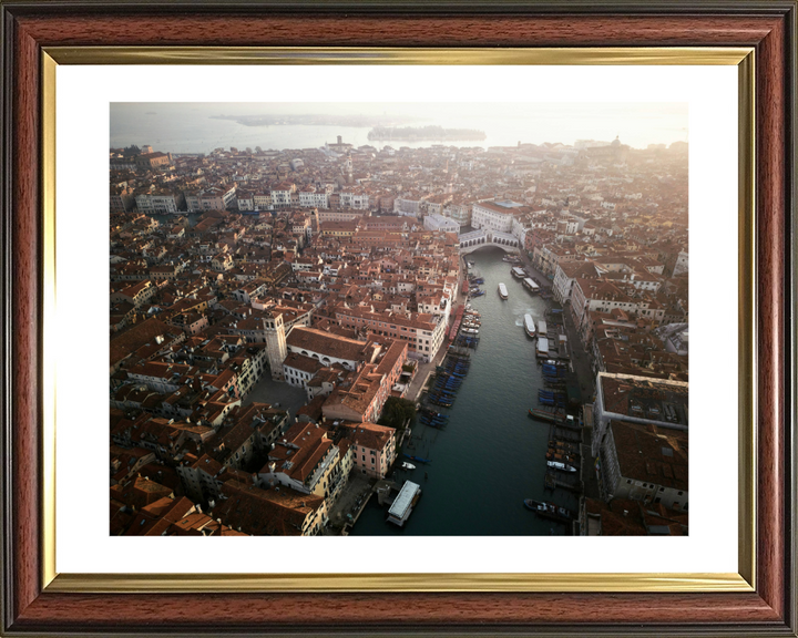 Aerial of Venice Italy at sunrise Photo Print - Canvas - Framed Photo Print - Hampshire Prints