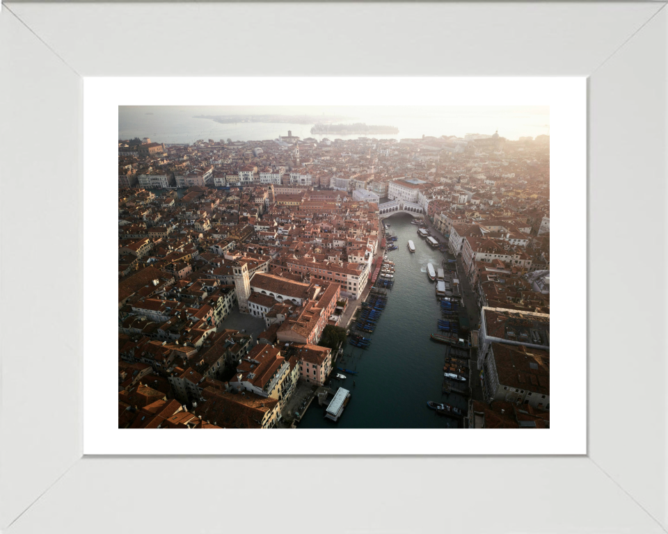 Aerial of Venice Italy at sunrise Photo Print - Canvas - Framed Photo Print - Hampshire Prints