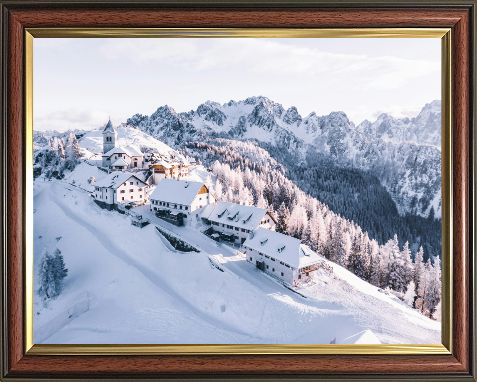 Monte Lussari Tarvisio Italy Photo Print - Canvas - Framed Photo Print - Hampshire Prints