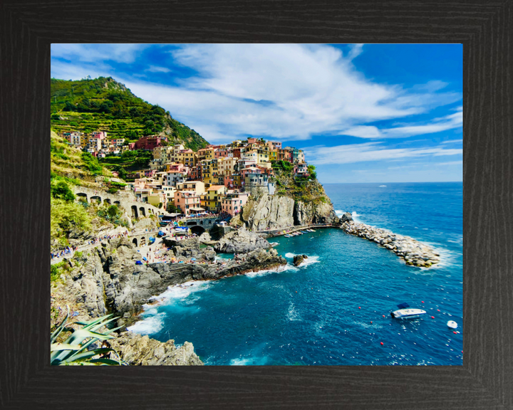 Cinque Terre Italy in summer Photo Print - Canvas - Framed Photo Print - Hampshire Prints