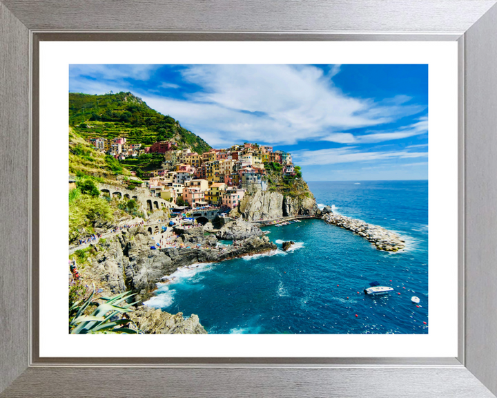 Cinque Terre Italy in summer Photo Print - Canvas - Framed Photo Print - Hampshire Prints