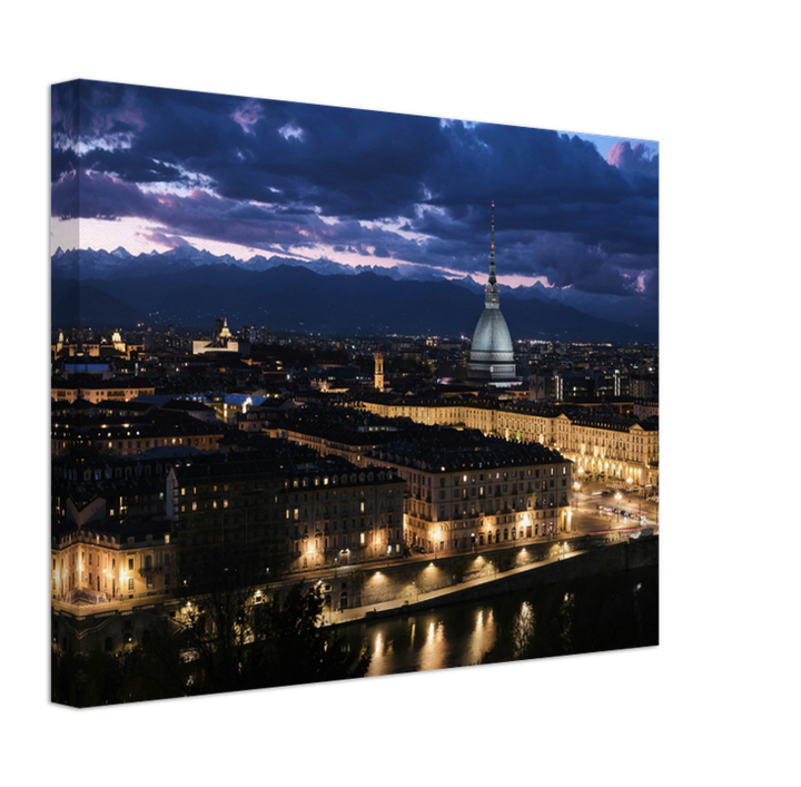 Turin Italy after sunset Photo Print - Canvas - Framed Photo Print - Hampshire Prints