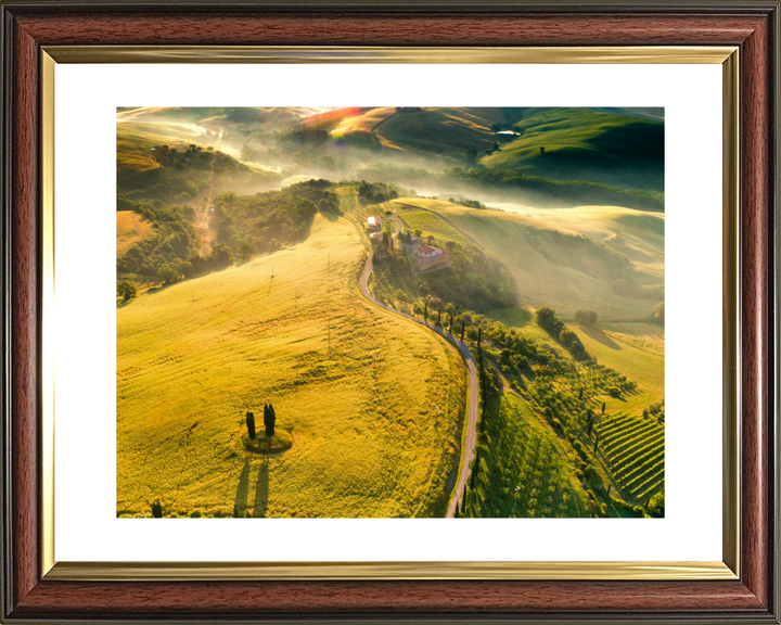 Tuscany mist Italy Photo Print - Canvas - Framed Photo Print - Hampshire Prints