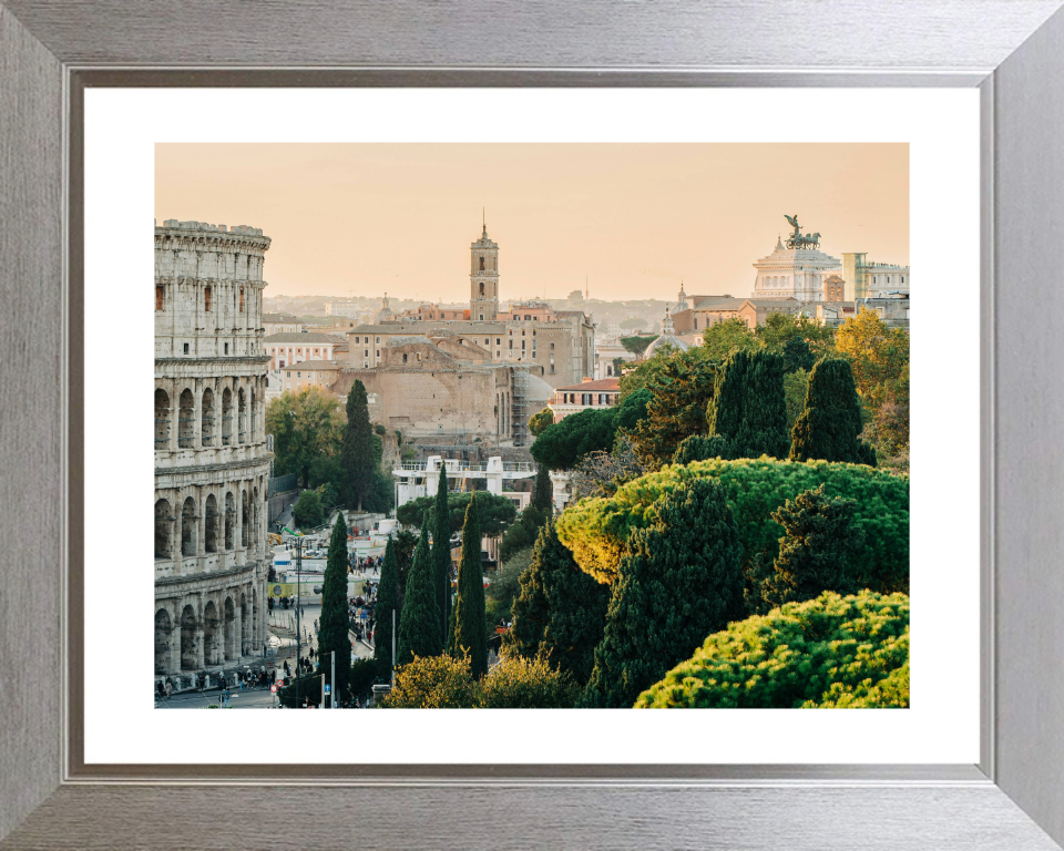 Rome Italy at sunset Photo Print - Canvas - Framed Photo Print - Hampshire Prints