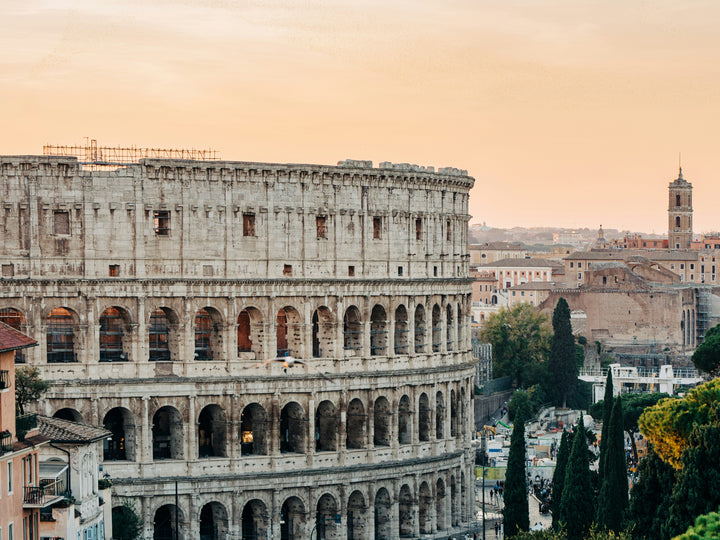 Colosseum Rome at sunset Photo Print - Canvas - Framed Photo Print - Hampshire Prints