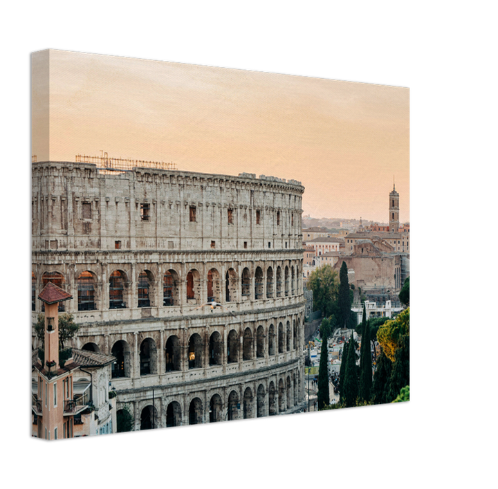 Colosseum Rome at sunset Photo Print - Canvas - Framed Photo Print - Hampshire Prints