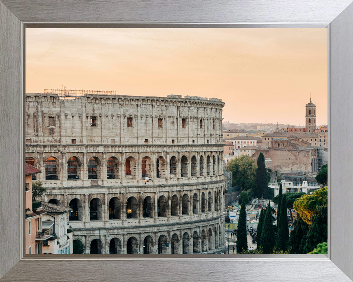 Colosseum Rome at sunset Photo Print - Canvas - Framed Photo Print - Hampshire Prints