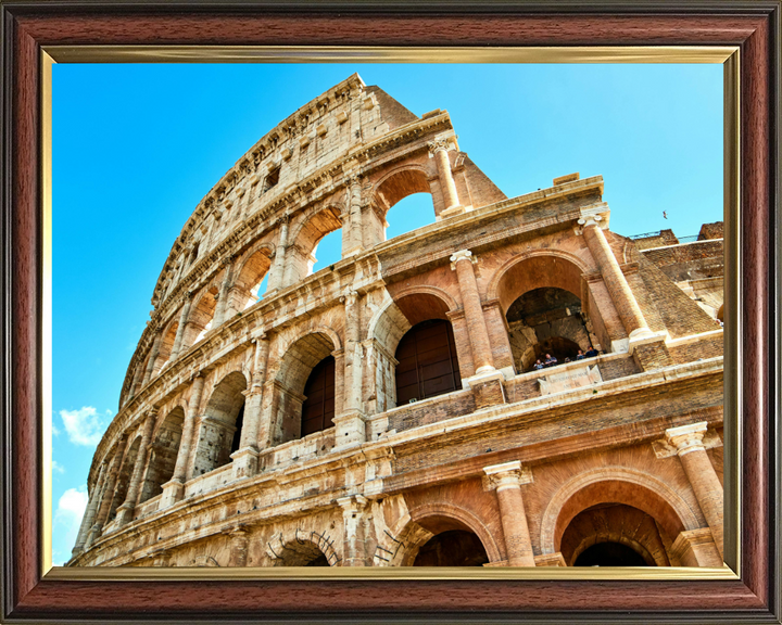 Colosseum Exterior Rome Photo Print - Canvas - Framed Photo Print - Hampshire Prints