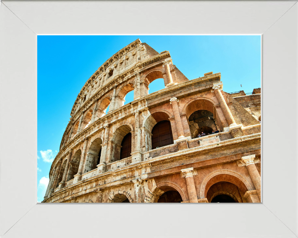 Colosseum Exterior Rome Photo Print - Canvas - Framed Photo Print - Hampshire Prints