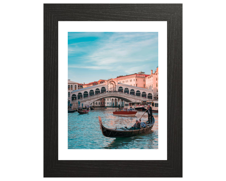 Rialto Bridge Venice Italy Photo Print - Canvas - Framed Photo Print - Hampshire Prints