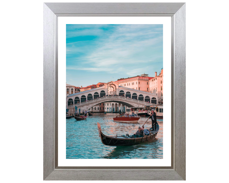 Rialto Bridge Venice Italy Photo Print - Canvas - Framed Photo Print - Hampshire Prints