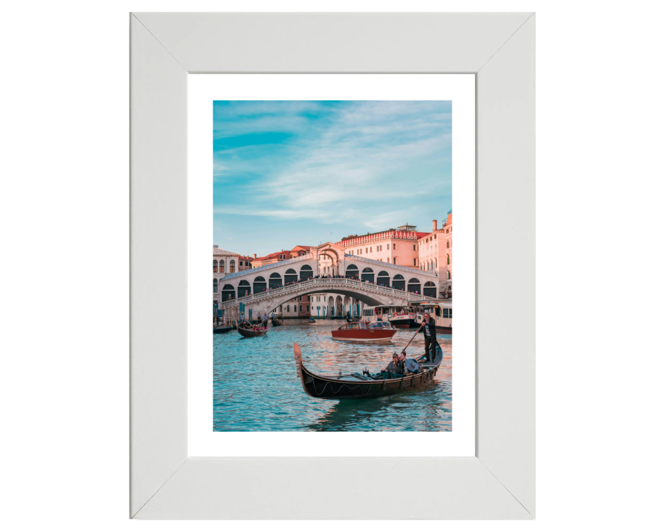 Rialto Bridge Venice Italy Photo Print - Canvas - Framed Photo Print - Hampshire Prints