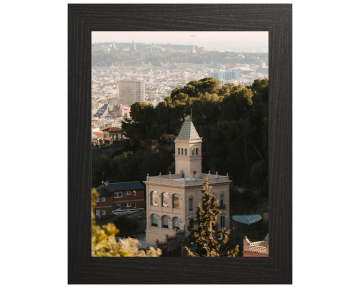 Barcelona Spain from above Photo Print - Canvas - Framed Photo Print - Hampshire Prints