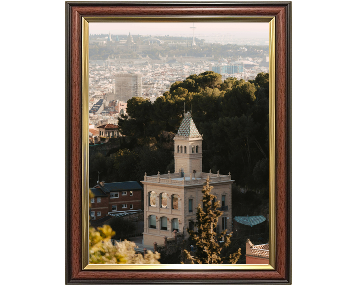 Barcelona Spain from above Photo Print - Canvas - Framed Photo Print - Hampshire Prints