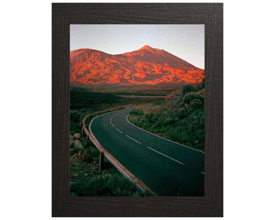 Tenerife Spain at sunset Photo Print - Canvas - Framed Photo Print - Hampshire Prints