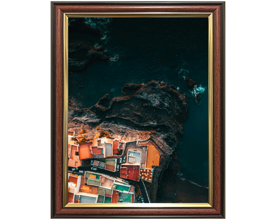 Los Gigantes Tenerife Spain from above Photo Print - Canvas - Framed Photo Print - Hampshire Prints