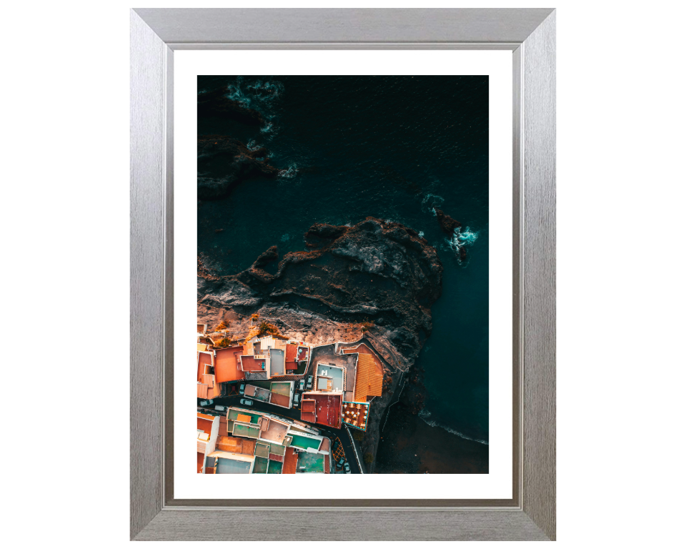 Los Gigantes Tenerife Spain from above Photo Print - Canvas - Framed Photo Print - Hampshire Prints