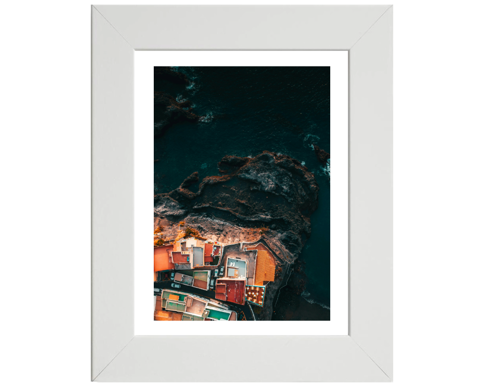 Los Gigantes Tenerife Spain from above Photo Print - Canvas - Framed Photo Print - Hampshire Prints