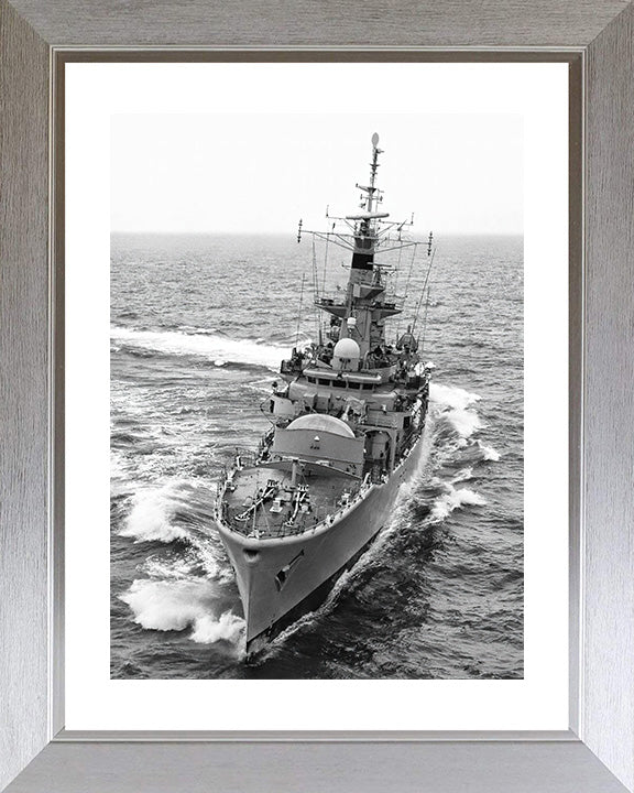 HMS Naiad F39 Royal Navy Leander class frigate Photo Print or Framed Photo Print - Hampshire Prints