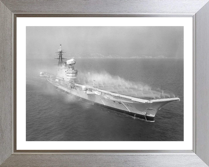 HMS Hermes R12 | Photo Print | Framed Print | Centaur Class | Aircraft Carrier | Royal Navy