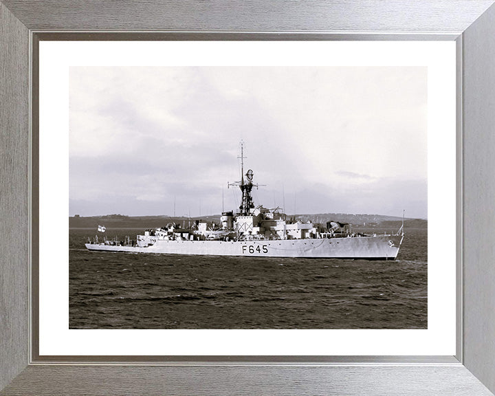 HMS Loch Ruthven K645 (F645) Royal Navy Loch class frigate Photo Print or Framed Print - Hampshire Prints