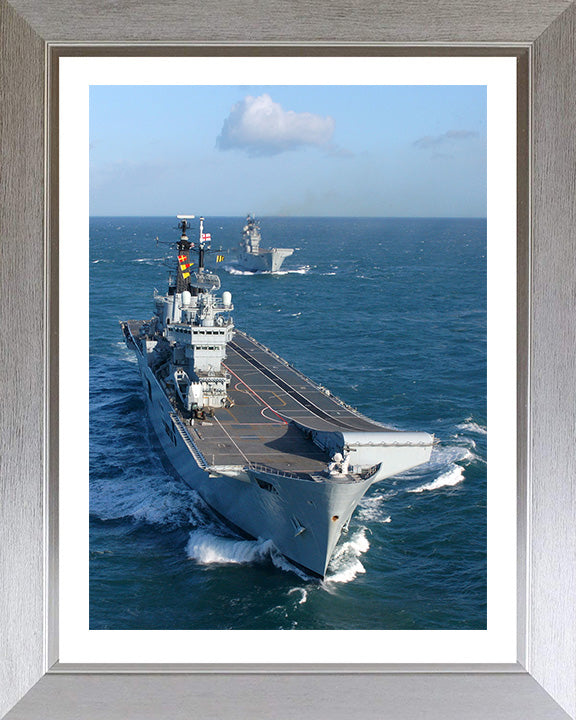 HMS Invincible R05 Royal Navy Invincible Class aircraft carrier Photo Print or Framed Print - Hampshire Prints